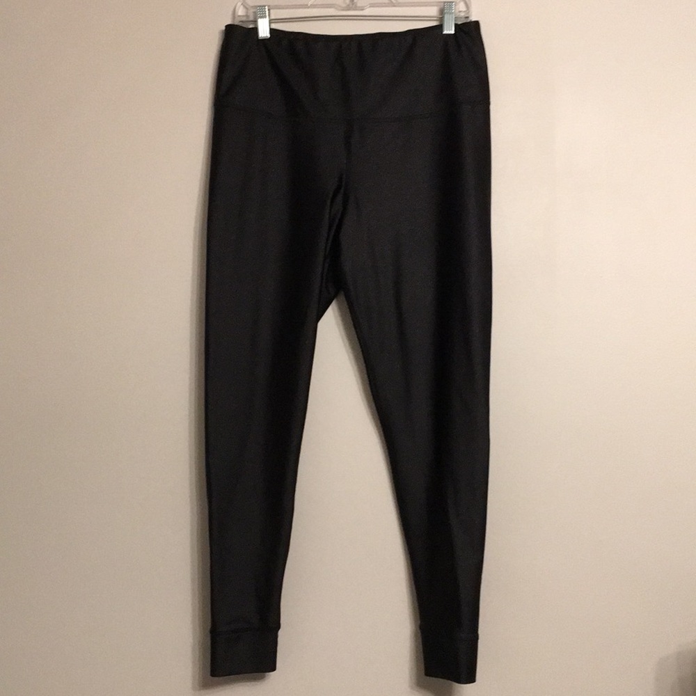 REEBOK Shiny Black Full Length Women’s Leggings